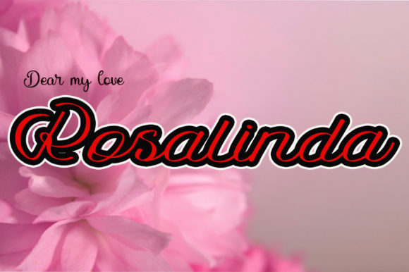 Rosalinda Font Poster 4