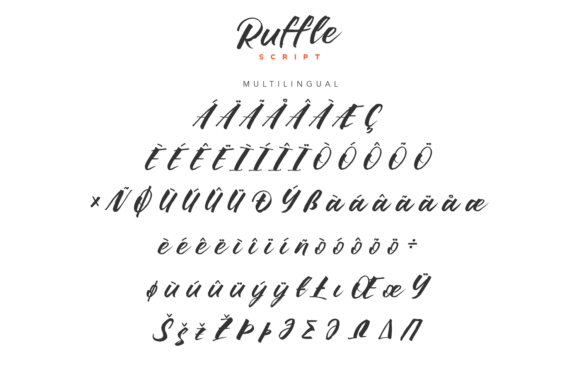 Ruffle Font Poster 9