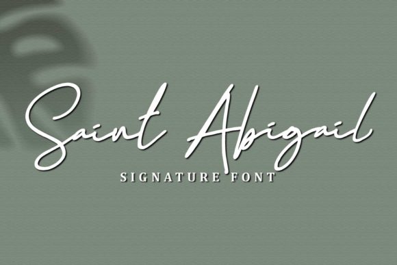 Saint Abigail Font Poster 1