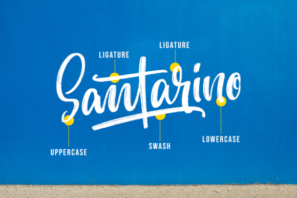 Santarino Font Poster 8
