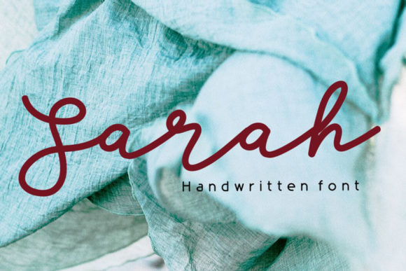 Sarah Font Poster 1