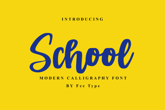 School Font