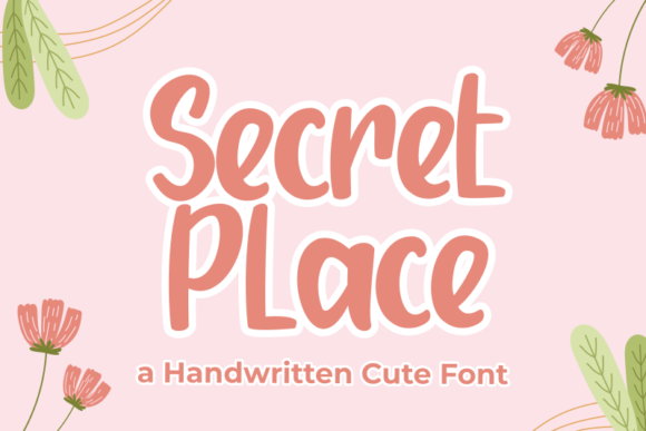 Secret Place Font Poster 1