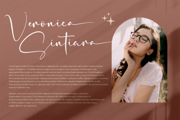 Senorita Signature Font Poster 10