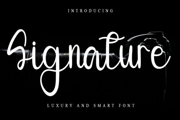 Signature Font