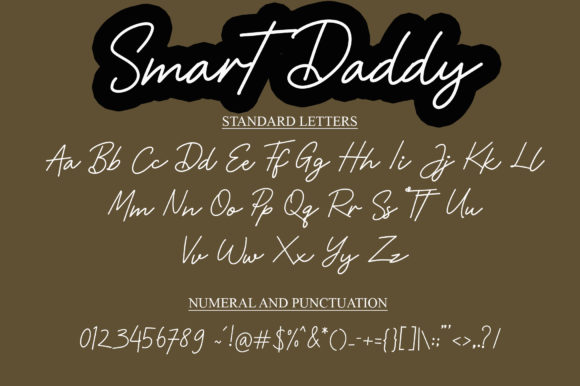 Smart Daddy Font Poster 4