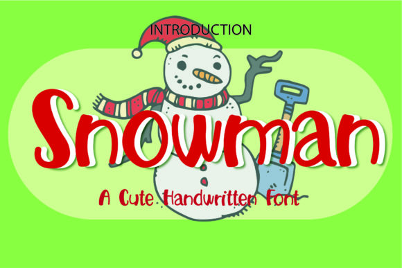 Snowman Font