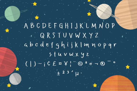 Spaceally Font Poster 2