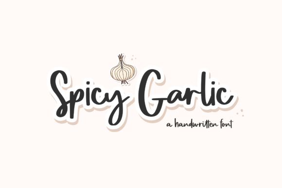 Spicy Garlic Font Poster 1