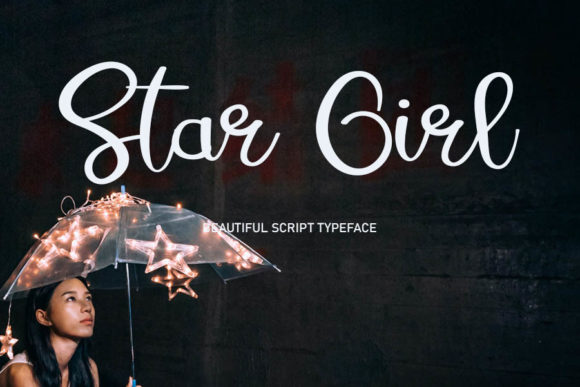 Star Girl Font Poster 1