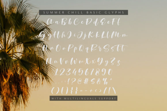 Summer Chill Font Poster 6