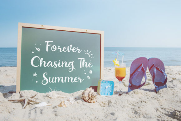 Summer Creamy Font Poster 5