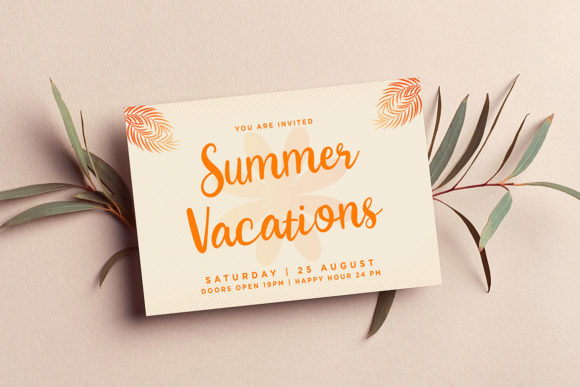 Summer Creamy Font Poster 6