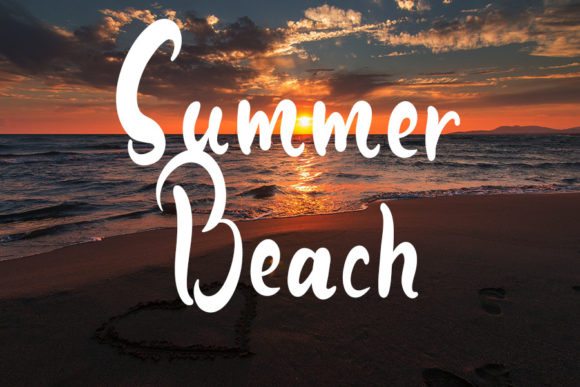 Summer Day Font Poster 5