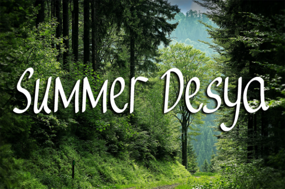 Summer Desya Font Poster 1