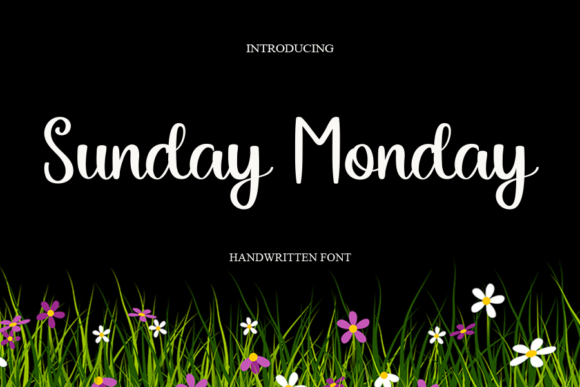 Sunday Monday Font