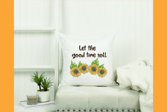 Sunflower Font Poster 4