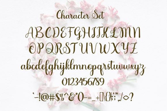 Sunflowers Font Poster 2