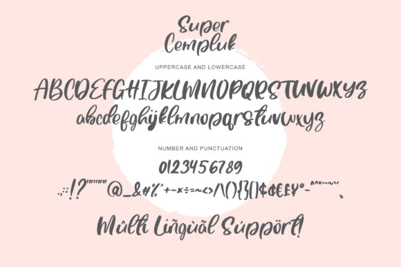 Super Cempluk Font Poster 5