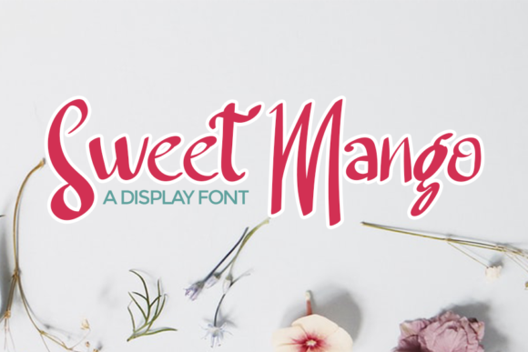 Sweet Mango Font Poster 1