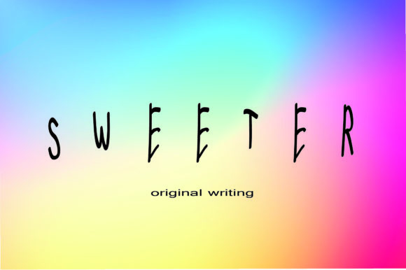 Sweeter Font Poster 6