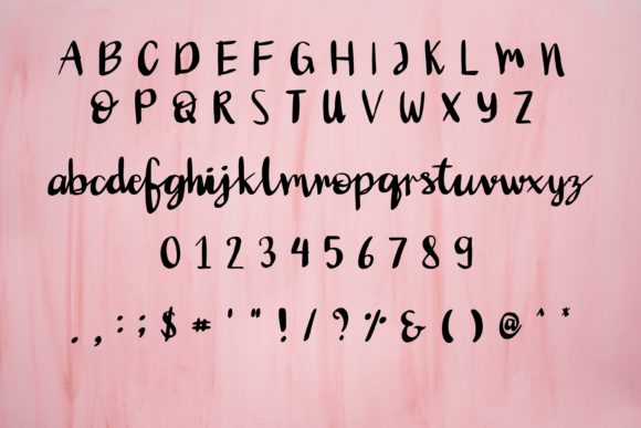 Sweets Font Poster 7