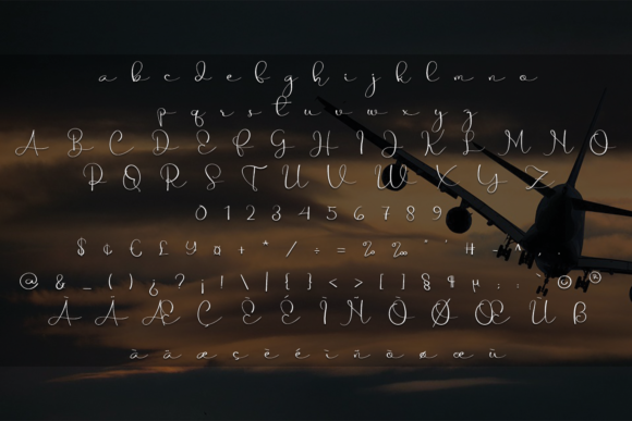 The Airplane Font Poster 4
