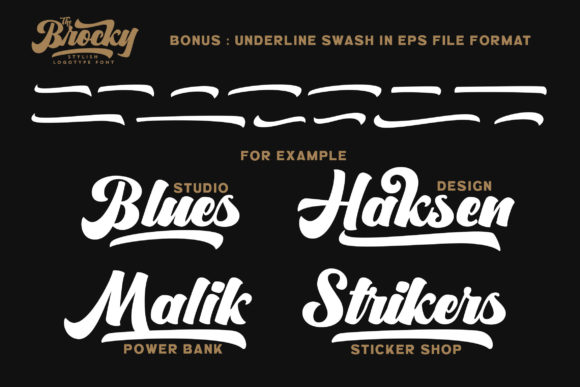 The Brocky Font Poster 13