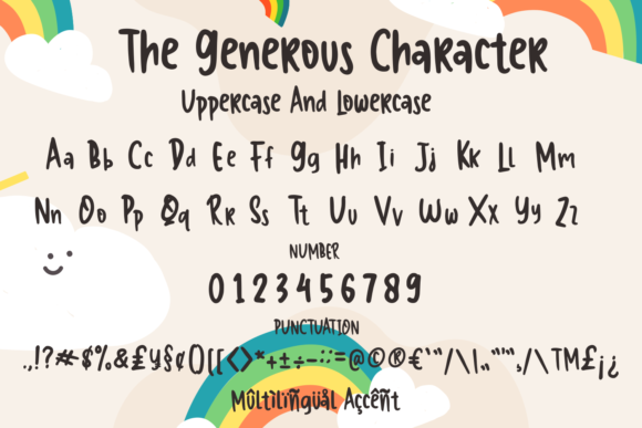 The Generous Font Poster 2