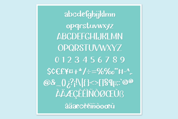 The Monogram Font Poster 4