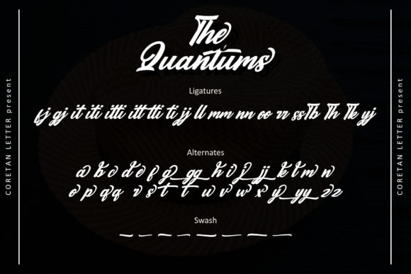 The Quantums Font Poster 6