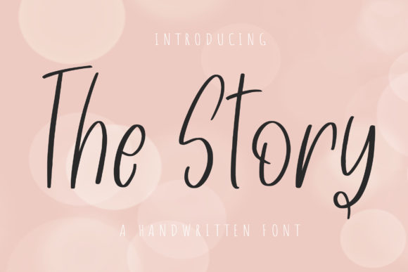 The Story Font Poster 1