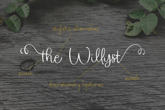 The Willyst Font Poster 2