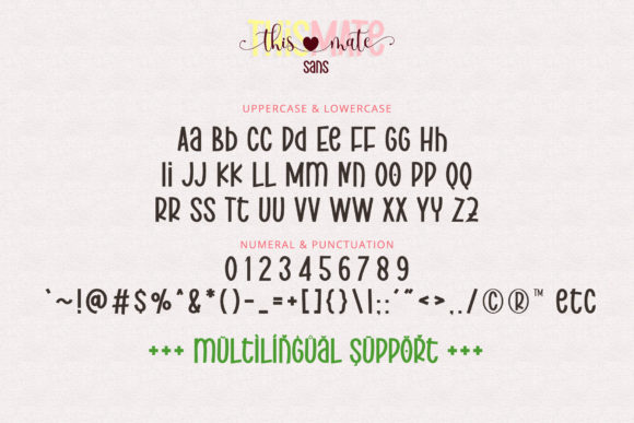 This Mate Font Font Poster 11