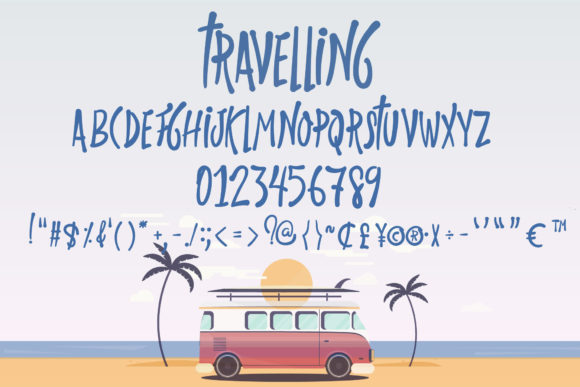 Travelling Font Poster 9