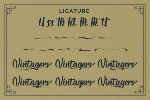 Vintagers Font Poster 7