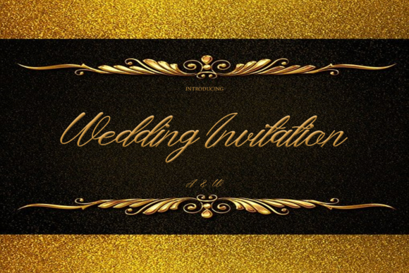 Wedding Invitation Font