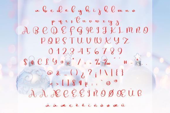 Winter Christmas Font Poster 4