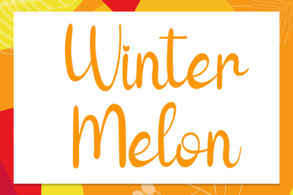 Winter Melon Font