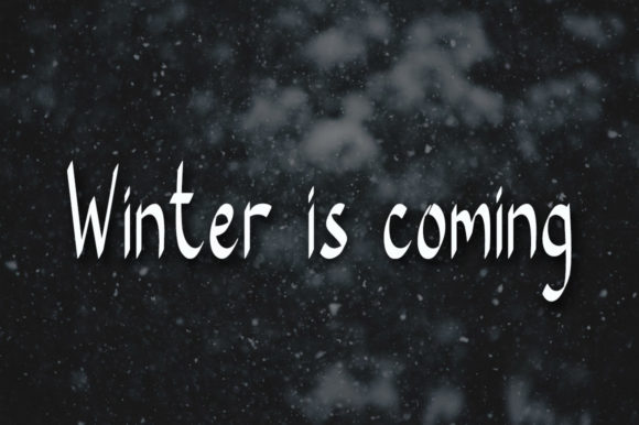 Winter Wish Font Poster 2