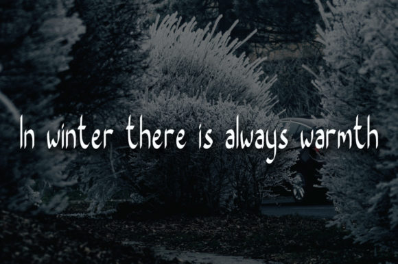 Winter Wish Font Poster 3