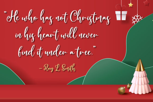 Wonderful Christmas Font Poster 7