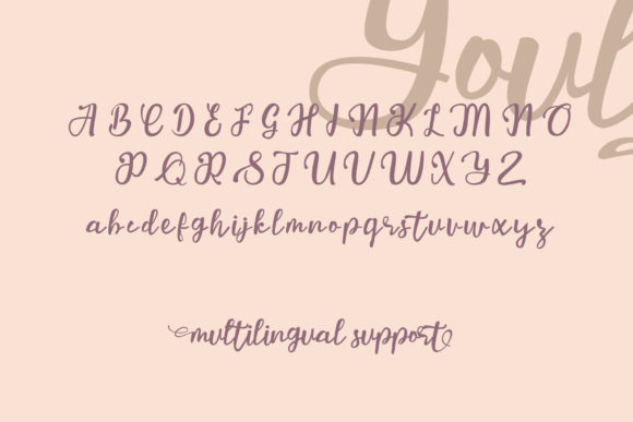 Youlris Font Poster 5