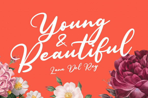 Younglines Script Font Poster 6