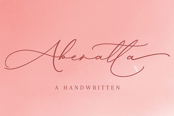 Aberatta Font Poster 2