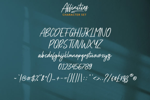 Affinities Font Poster 8
