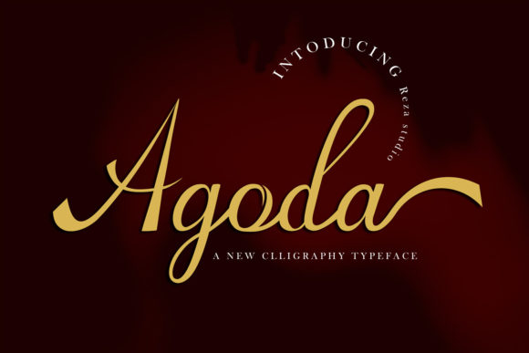 Agoda Font Poster 1