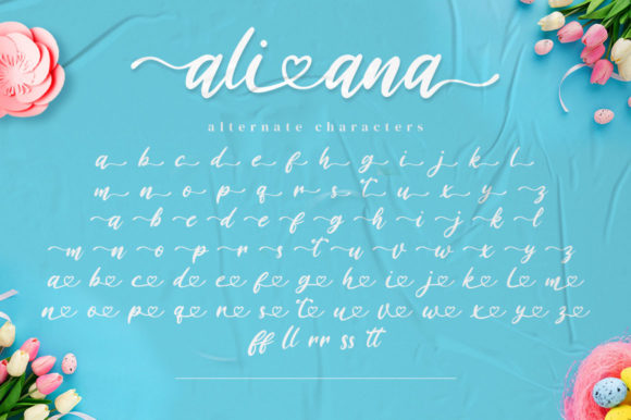 Ali Ana Font Poster 15