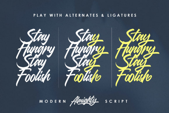 Almighty Font Poster 2