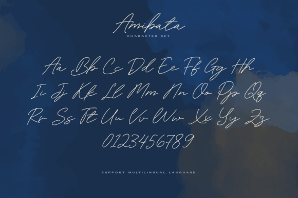 Amibata Font Poster 5